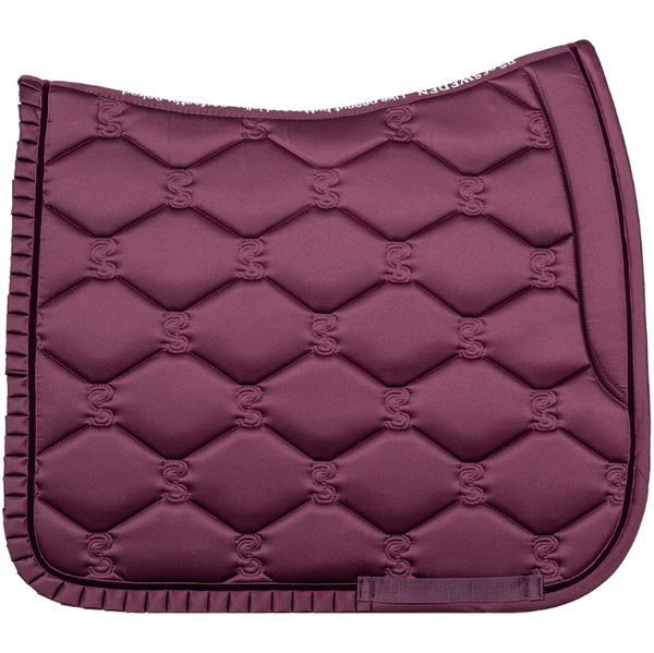 2025 PS of Sweden Saddle Pad Dressage Ruffle 1110-055-381 - Plum